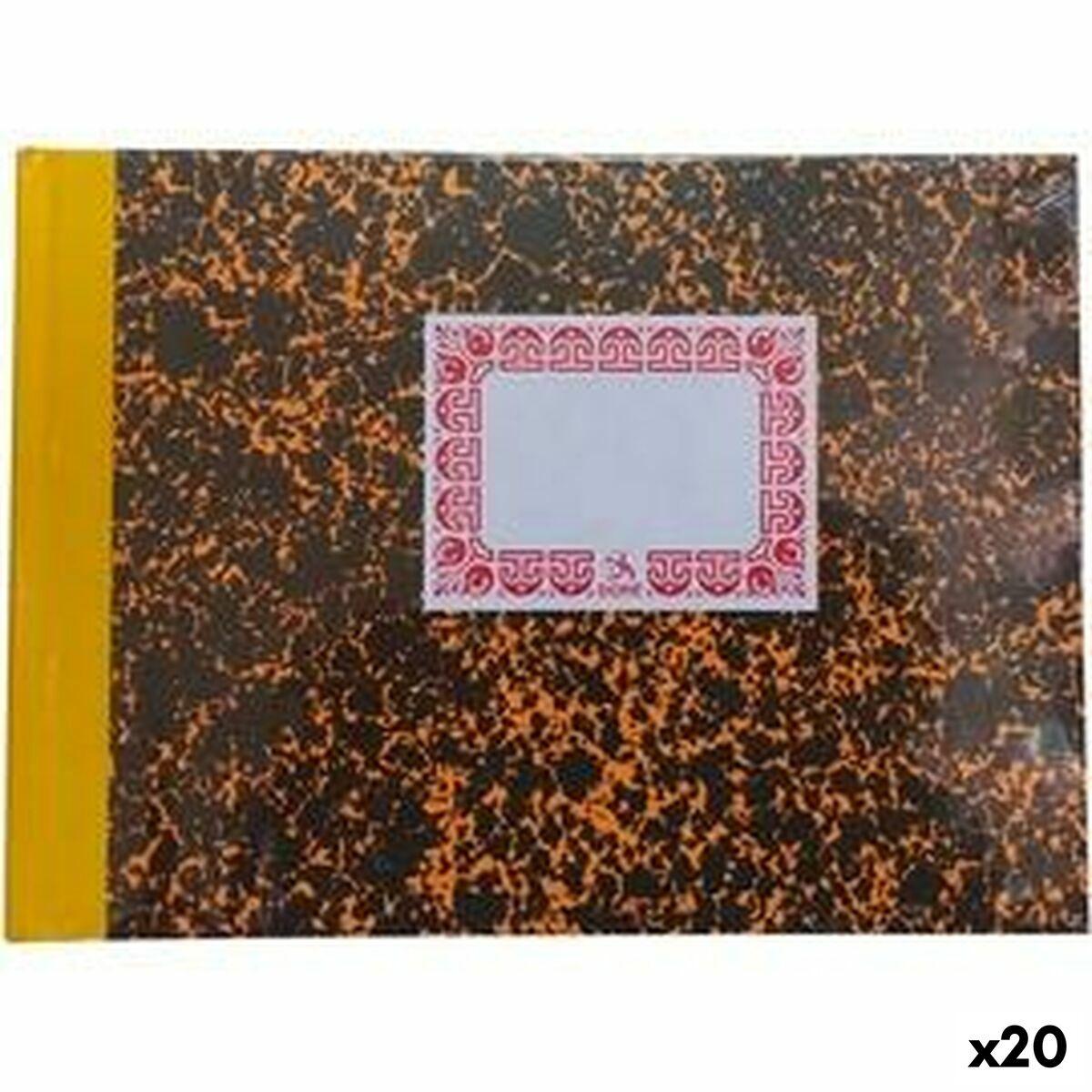 Regnskabsbog DOHE brun - 100 ark (pakke med 20)