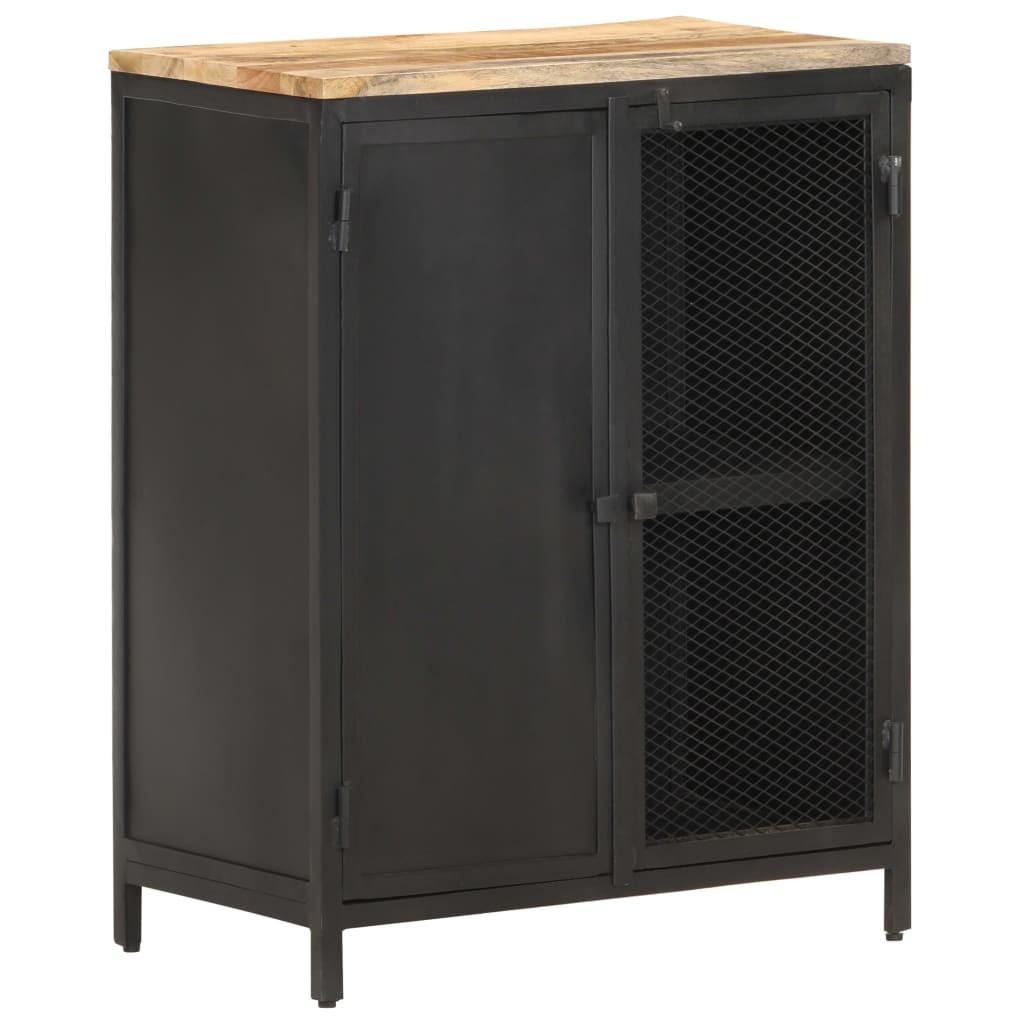 Skænk 60x35x78 cm massivt ru mangotræ
