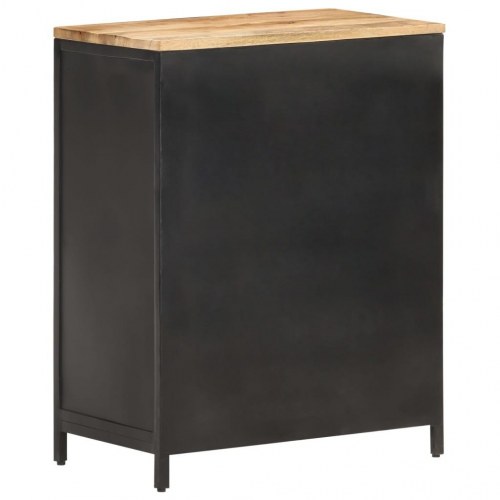 Skænk 60x35x78 cm massivt ru mangotræ