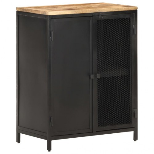 Skænk 60x35x78 cm massivt ru mangotræ