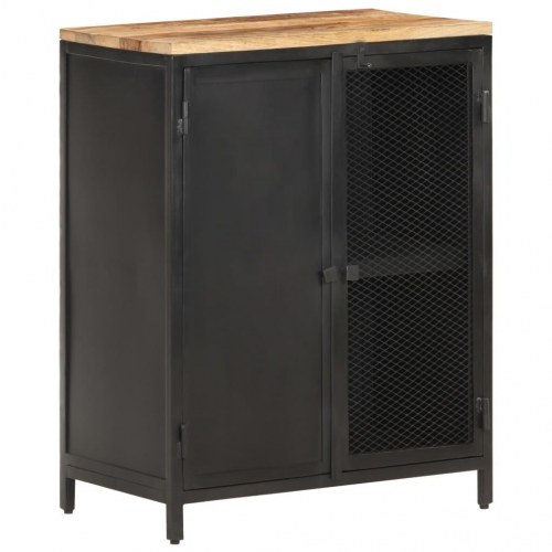 Skænk 60x35x78 cm massivt ru mangotræ