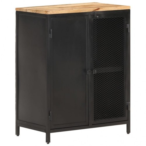 Skænk 60x35x78 cm massivt ru mangotræ