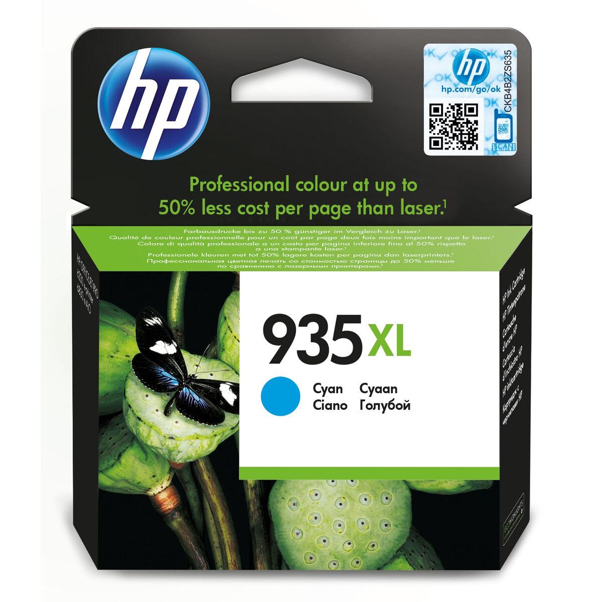 HP 935XL original blækpatron - Cyan (C2P24AE)