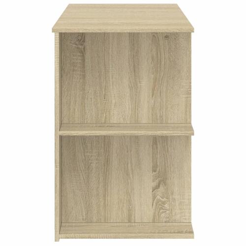 Skrivebord 140x50x75 cm konstrueret træ sonoma-eg