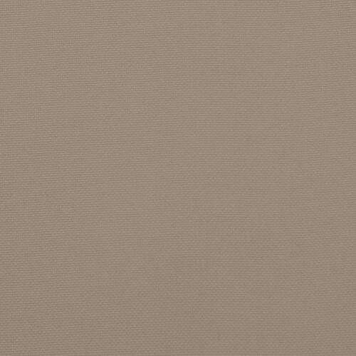 Pallehynde 58x58x10 cm stof gråbrun