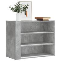 Vægskab 75x35x60 cm konstrueret træ betongrå