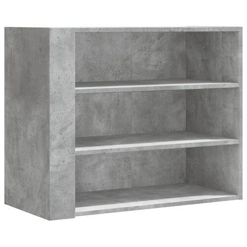 Vægskab 75x35x60 cm konstrueret træ betongrå