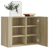 Vægskab 75x35x60 cm konstrueret træ sonoma-eg
