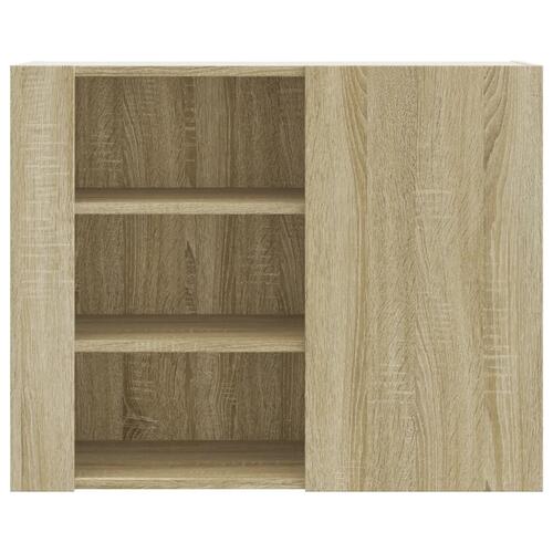 Vægskab 75x35x60 cm konstrueret træ sonoma-eg