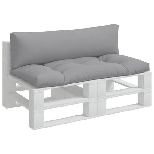 Pallehynder 2 stk. stof grå