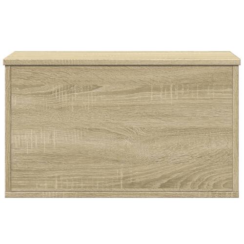 Opbevaringsboks 60x35x35 cm konstrueret træ sonoma-eg