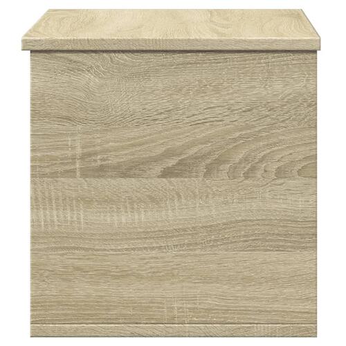 Opbevaringsboks 60x35x35 cm konstrueret træ sonoma-eg