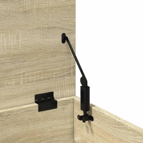 Opbevaringsboks 90x35x35 cm konstrueret træ sonoma-eg