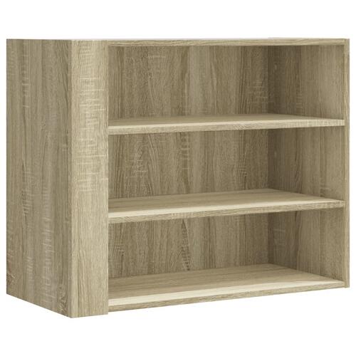 Vægskab 75x35x60 cm konstrueret træ sonoma-eg
