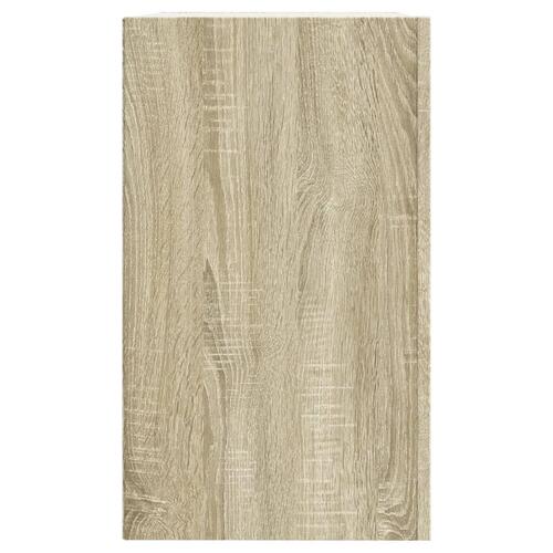Vægskab 75x35x60 cm konstrueret træ sonoma-eg
