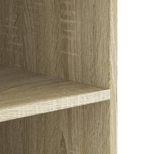 Vægskab 75x35x60 cm konstrueret træ sonoma-eg