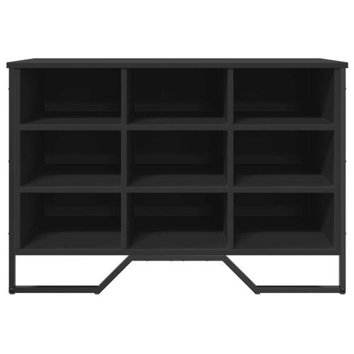 Skoreol 90x38x45,5 cm konstrueret træ sort