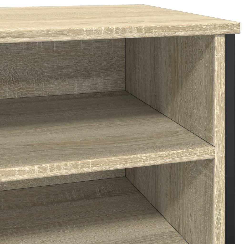 Skoreol 80x38x78 cm konstrueret træ sonoma-eg