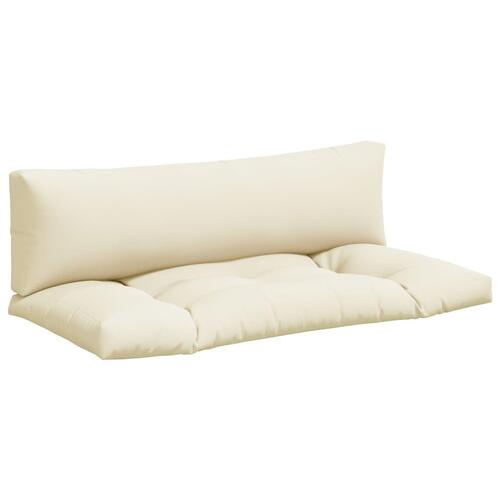 Pallehynder 2 stk. stof cremefarvet