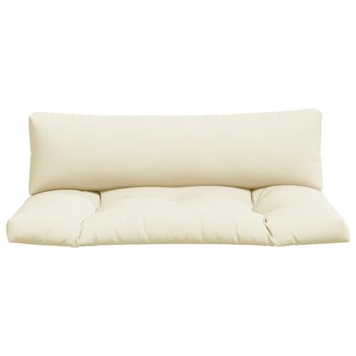 Pallehynder 2 stk. stof cremefarvet