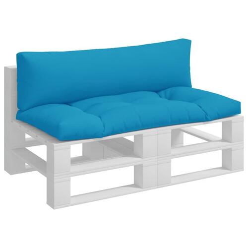 Pallehynder 2 stk. stof lyseblå