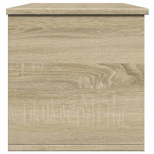 Opbevaringsboks 102x35x35 cm konstrueret træ sonoma-eg