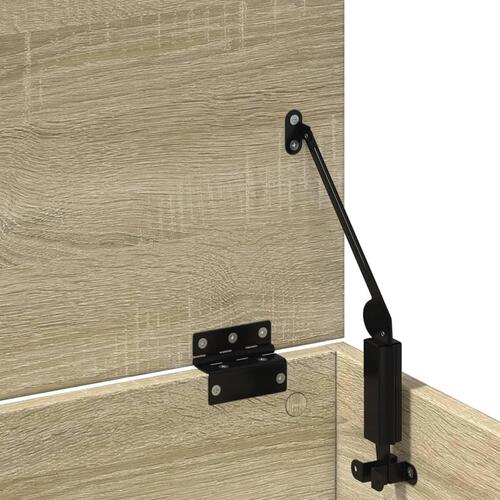 Opbevaringsboks 102x35x35 cm konstrueret træ sonoma-eg