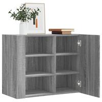 Vægskab 75x35x60 cm konstrueret træ grå sonoma-eg