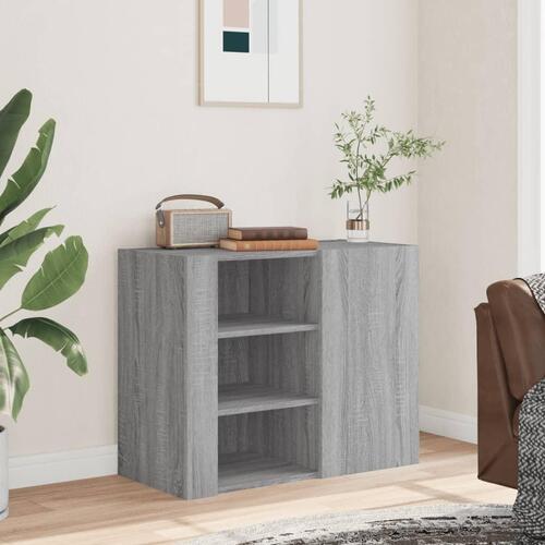 Vægskab 75x35x60 cm konstrueret træ grå sonoma-eg