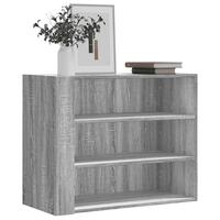 Vægskab 75x35x60 cm konstrueret træ grå sonoma-eg