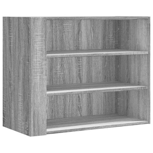 Vægskab 75x35x60 cm konstrueret træ grå sonoma-eg