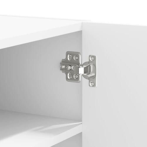 Vægskab 75x31x70 cm konstrueret træ hvid