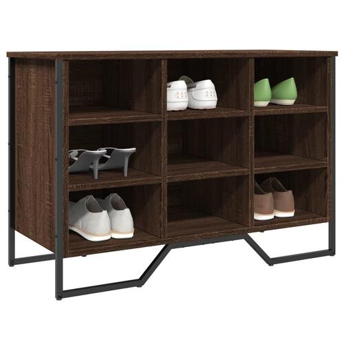 Skoreol 90x38x61,5 cm konstrueret træ brun egetræsfarve