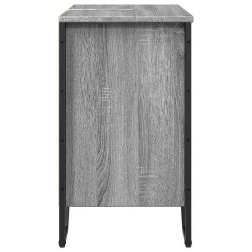 Underskab til vask 60x35x60 cm konstrueret træ grå sonoma-eg