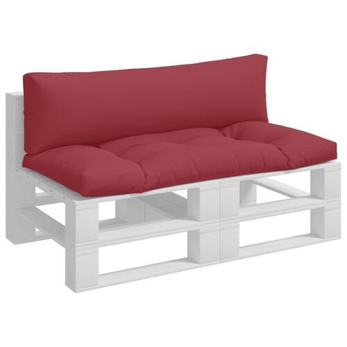 Pallehynder 2 stk. stof vinrød