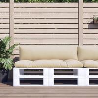 Pallehynder 2 stk. stof beige