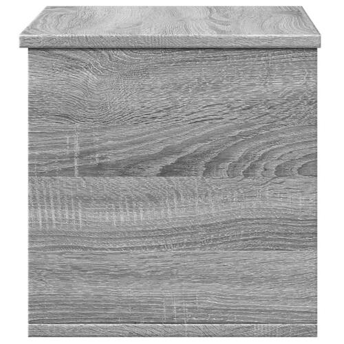 Opbevaringsboks 60x35x35 cm konstrueret træ grå sonoma-eg