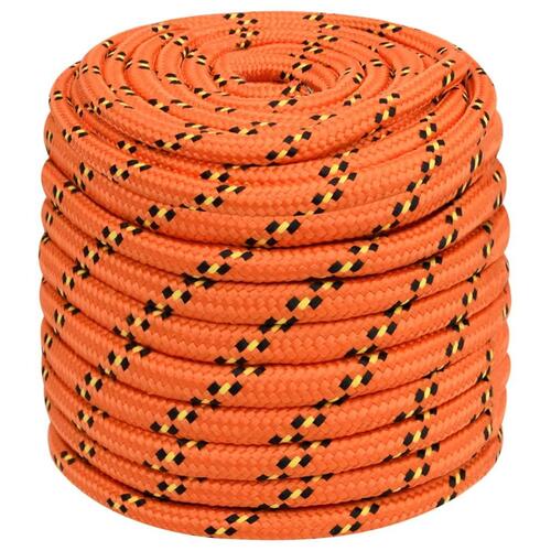 Tovværk til båd 16 mm 50 m polypropylen orange