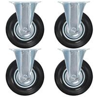 Faste hjul 24 stk. 125 mm