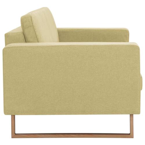 2-personers sofa i stof grøn