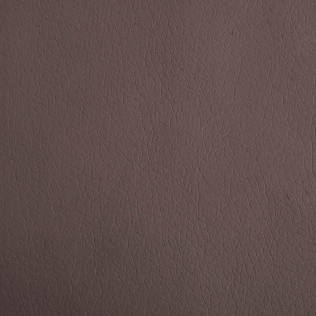 Hundeseng 70x45x30 cm kunstlæder brun