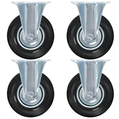 Faste hjul 16 stk. 125 mm