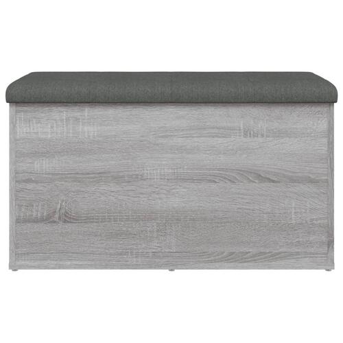 Skobænk 82x42x45 cm konstrueret træ grå sonoma-eg