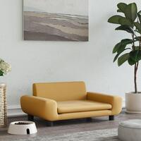 Hundeseng 70x45x33 cm velour brun