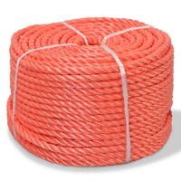 Snoet reb i polypropylen 6 mm 500 m orange