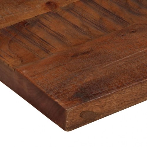 Bordplade 110x60x3,8 cm rektangulær massivt genbrugstræ