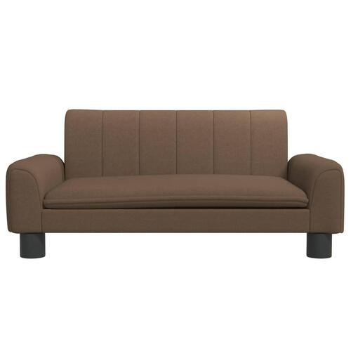 Hundeseng 70x45x30 cm stof brun