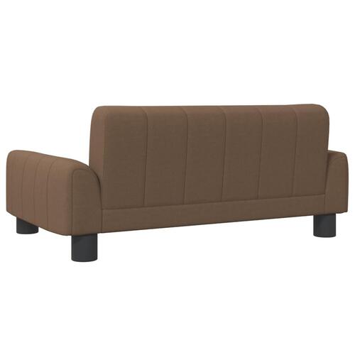 Hundeseng 70x45x30 cm stof brun