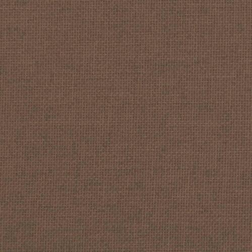 Hundeseng 70x45x30 cm stof brun