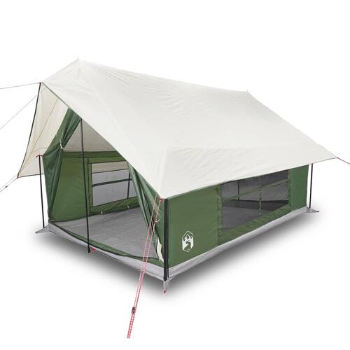 5-personers campingtelt vandafvisende grøn